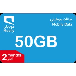 Mobily Data 50G 2M
