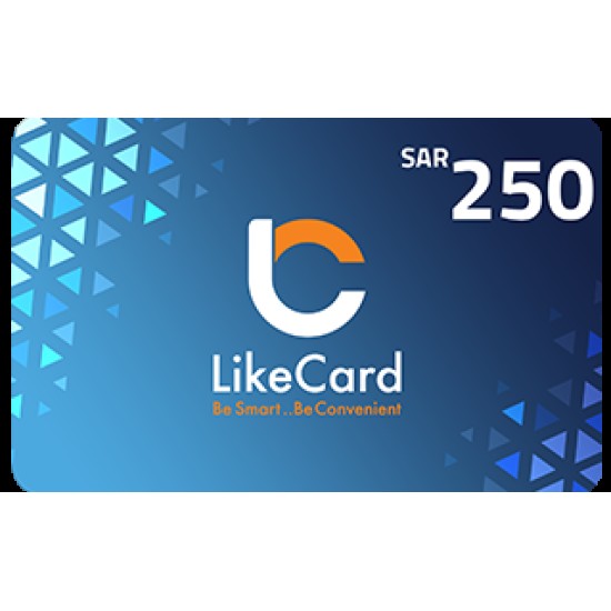 LikeCard Gift Card 250 SAR (KSA Account)