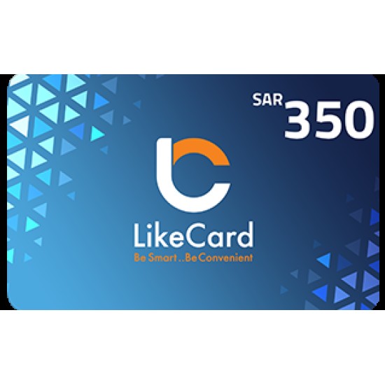 LikeCard Gift Card 350 SAR (KSA Account)