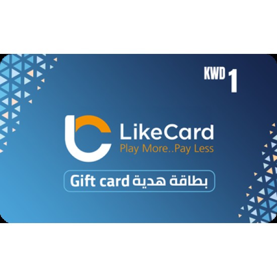 LikeCard Gift Card 1 KWD (Kuwait Account)
