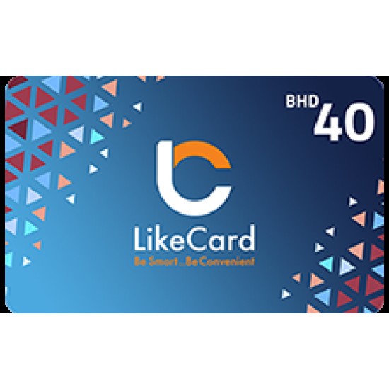 LikeCard Gift Card 40 BHD (BAHRAIN Account)