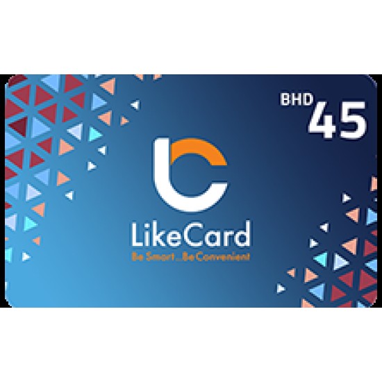 LikeCard Gift Card 45 BHD (BAHRAIN Account)