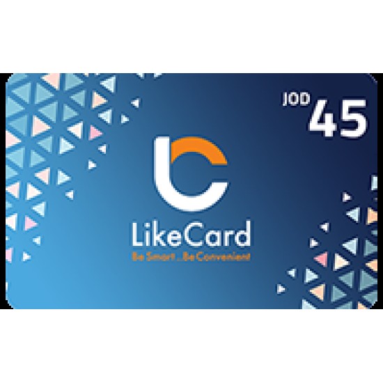 LikeCard Jordan store 45 JOD