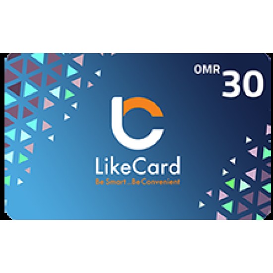 LikeCard Gift Card 30 OMR (Oman Account)
