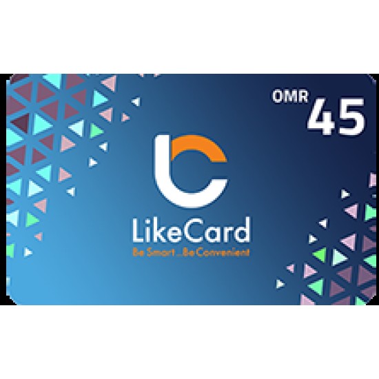 LikeCard Gift Card 45 OMR (Oman Account)