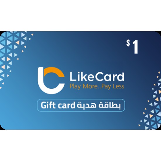 LikeCard Gift Card 1$ (Lebanon Account)