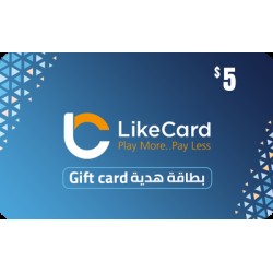 LikeCard Gift Card  5$ (Lebanon Account)