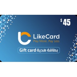 LikeCard Gift Card  45$ (Lebanon Account)