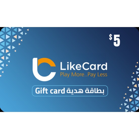 LikeCard Gift Card 5$ (Iraq Account)
