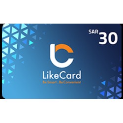 LikeCard Gift Card 30 SAR (KSA Account)