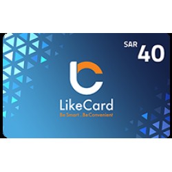 LikeCard Gift Card 40 SAR (KSA Account)