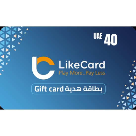 LikeCard Gift Card 40 AED (UAE Account)