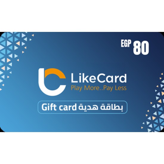 LikeCard Gift Card 80 EGP (Egypt Account)