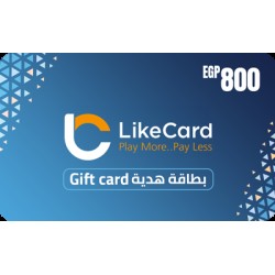 LikeCard Gift Card 800 EGP (Egypt Account)