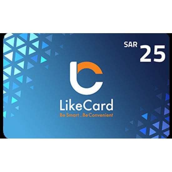 LikeCard Gift Card 25 SAR (KSA Account)
