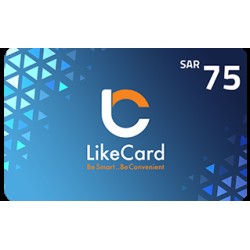 LikeCard Gift Card 75 SAR (KSA Account)