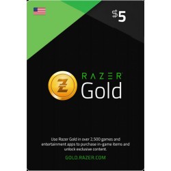 Razer Gold 5$ USA Gift Card