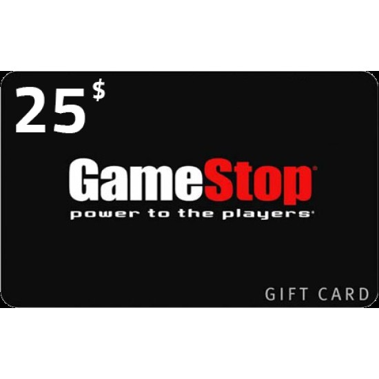 Game Stop Card 25 USD