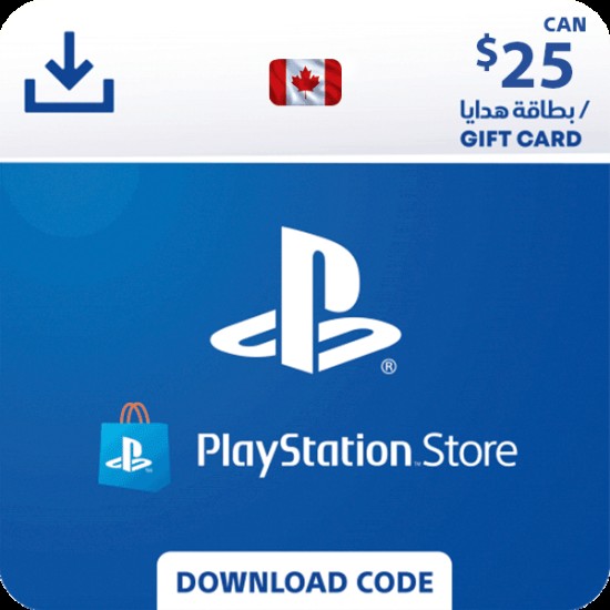 PlayStation Network Gift Card 25 USD  - PSN Canadian