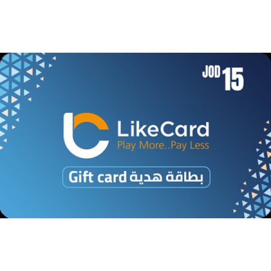 LikeCard Jordan store 15 JOD
