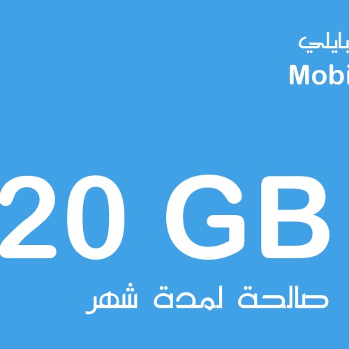 Mobily Data 20 G 1M
