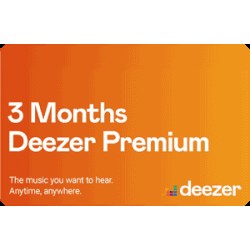 Deezer Premium 3 Month - Global