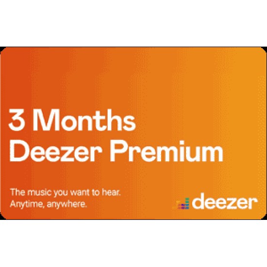 Deezer Premium 3 Month - Global