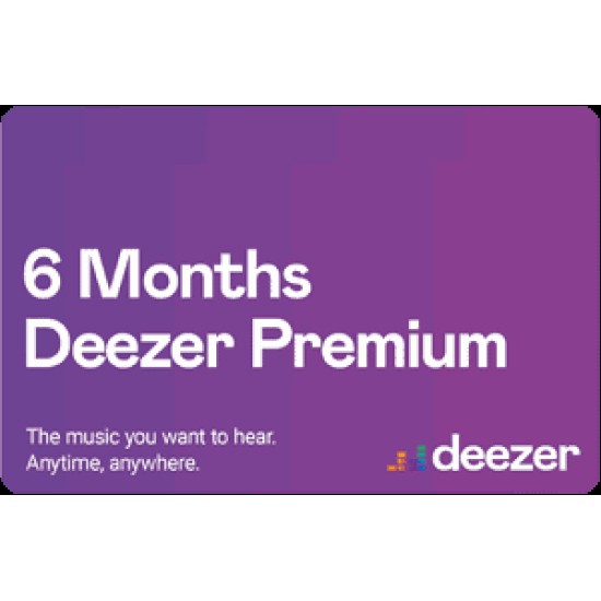 Deezer Premium 6 Month - Global