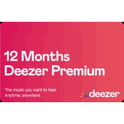 Deezer Premium 12 Month - Global