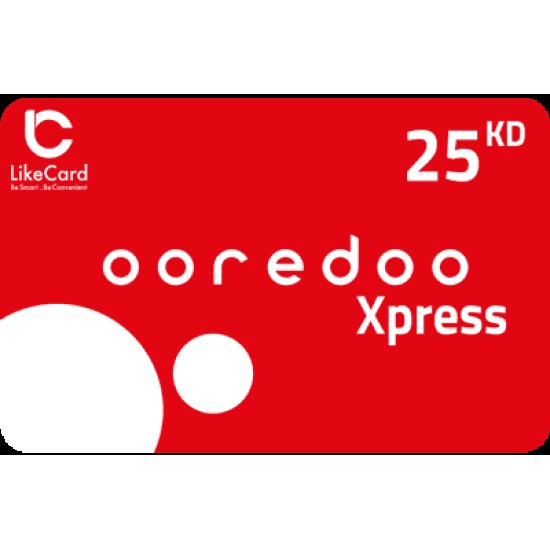 Kuwait Ooredoo 25 KD
