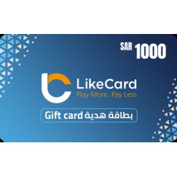 LikeCard Gift Card 1000 SAR (KSA Account)