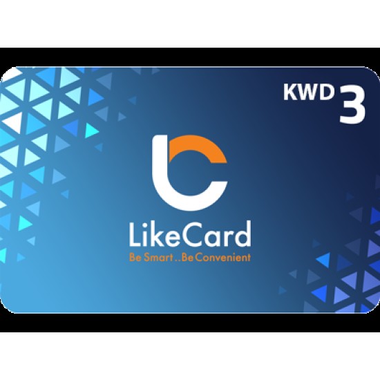 LikeCard Gift Card 3 KWD (Kuwait Account)