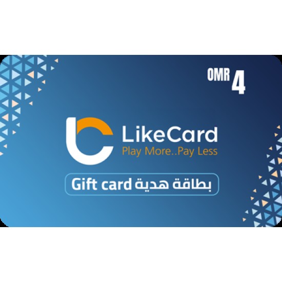 LikeCard Gift Card 4 OMR (Oman Account)