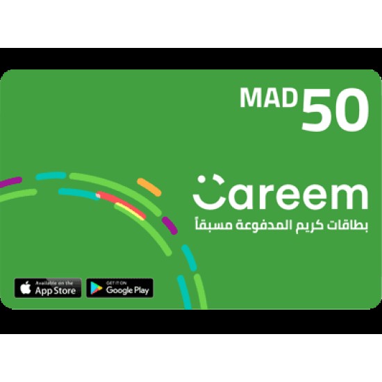 Careem passenger 50 MAD -Morocco