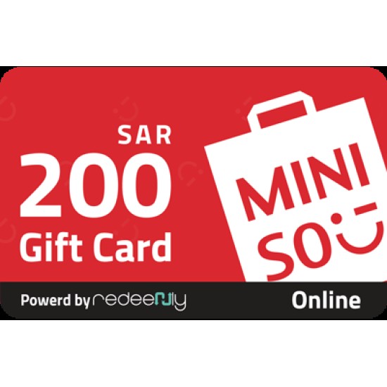 MINISO (online) - 200 SAR