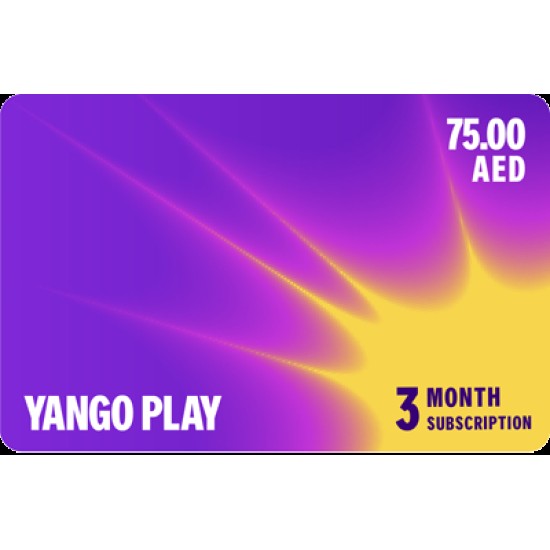 Yango Play UAE - Subscription for 3 months