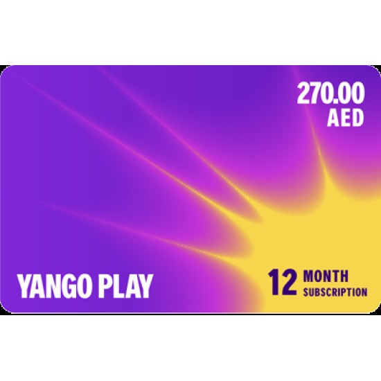 Yango Play UAE - Subscription for 12 months