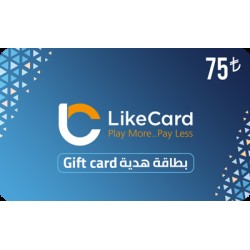 LikeCard Gift Card - 75 TL (Turky Account)