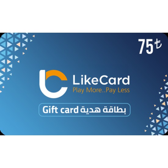 LikeCard Gift Card - 75 TL (Turky Account)