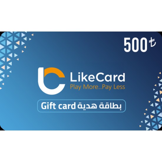 LikeCard Gift Card - 500 TL (Turky Account)