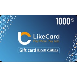 LikeCard Gift Card - 1000 TL (Turky Account)