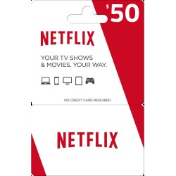 NETFLIX CARD 50$ for USA  account